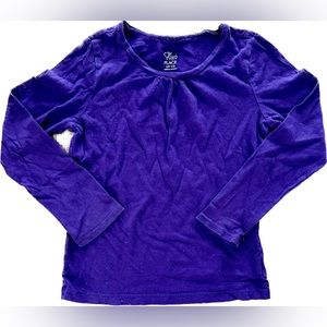 PLACE Dark Purple long sleeve shirt